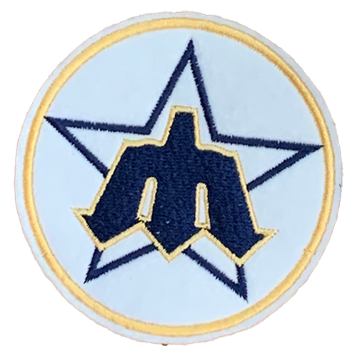 Seattle Mariners 1981 - 1986 Throwback Embroidered Iron-on Logo Patch - Picture 1 of 2