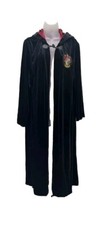 Harry Potter Gryffindor Velvet Black Robe Red Satin Lining Cosplay Adult O/S