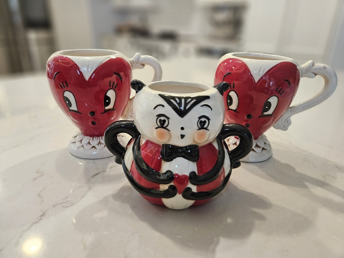 Johanna Parker Valentine's Day Sweetheart Mug Set Hearts & Spider