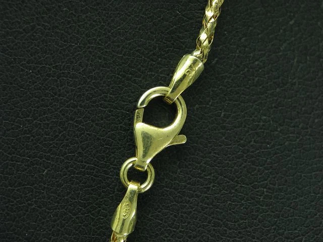 925 Argento Sterling Catena & Ciondolo Con Ematite & Zirconia Ricoperto / - Immagine 3 di 3