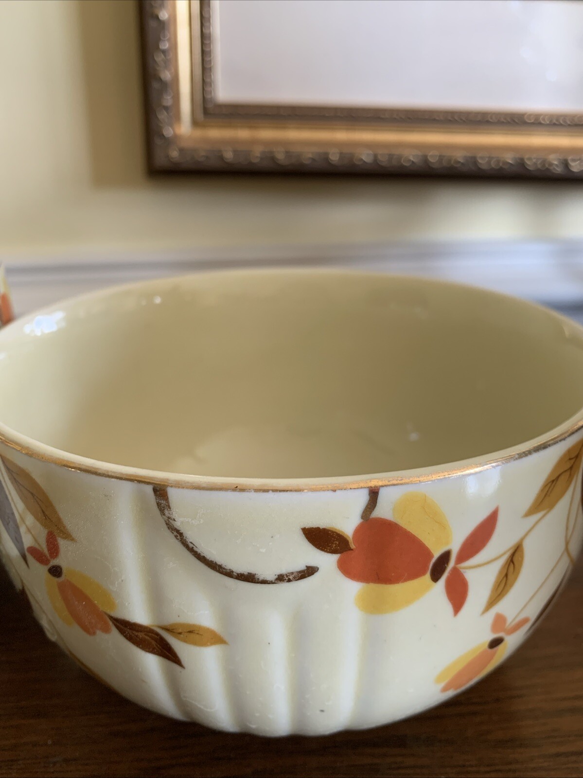 Hall's Superior Jewel Tea Autumn Leaf Nesting Mixing Bowls Vintage Set ...