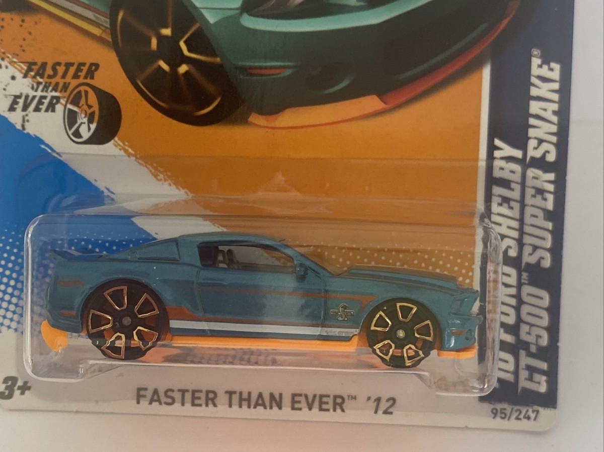 Hot Wheels Faster Than Ever '12 '10 FORD SHELBY GT-500 SUPER SNAKE