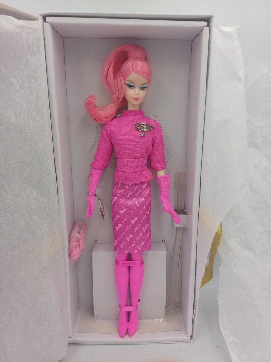 Barbie！！ Barbie Deluxe Style Doll #6 in Metallic Coral Pink Dress