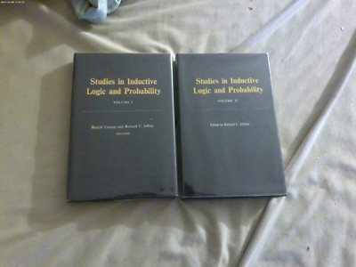 hb@dj Studies in Inductive Logic and Probability vols 1 and 2 Carnap and Jeffrey