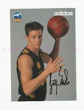 J&Ouml;RG L&Uuml;TCKE - ALBA BERLIN - SIGNED IN PERSON AUTOGRAMMKARTE AUTOGRAPH 1996