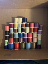 Lot of 44 New And Used Thread Spools