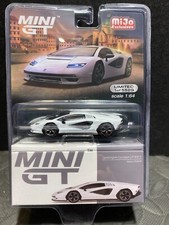 1/64 MINI GT MIJO EXCLUSIVES LAMBORGHINI COUNTACH LPI 800-4 BIANCO SIDERALE WHIT