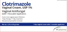 7 Day Vaginal Antifungal Cream With Applicator Generic Monistat EXP 10/26