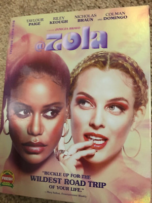 Zola Blu-ray (New, Sealed)