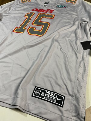 NIKE Men's 3XL Kansas City Chiefs NFL Super Bowl LVII Jersey #15
