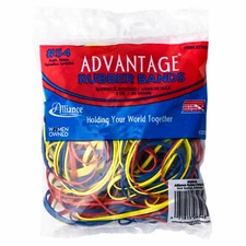 Alliance Advantage Rubber Bands 2654A Size 54 Assorted Sizes & Colors 2 oz. Bag