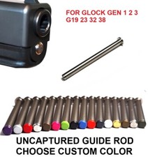 Uncaptured Stainless Steel Guide Rod for Glock 19 23 32 38 GEN 1 2 3