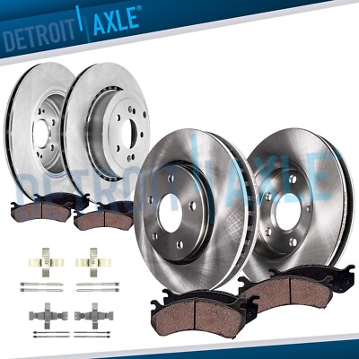 8pc Front Rear Brake Rotors Ceramic Pads for 2018-2022 Kia Stinger Genesis G70