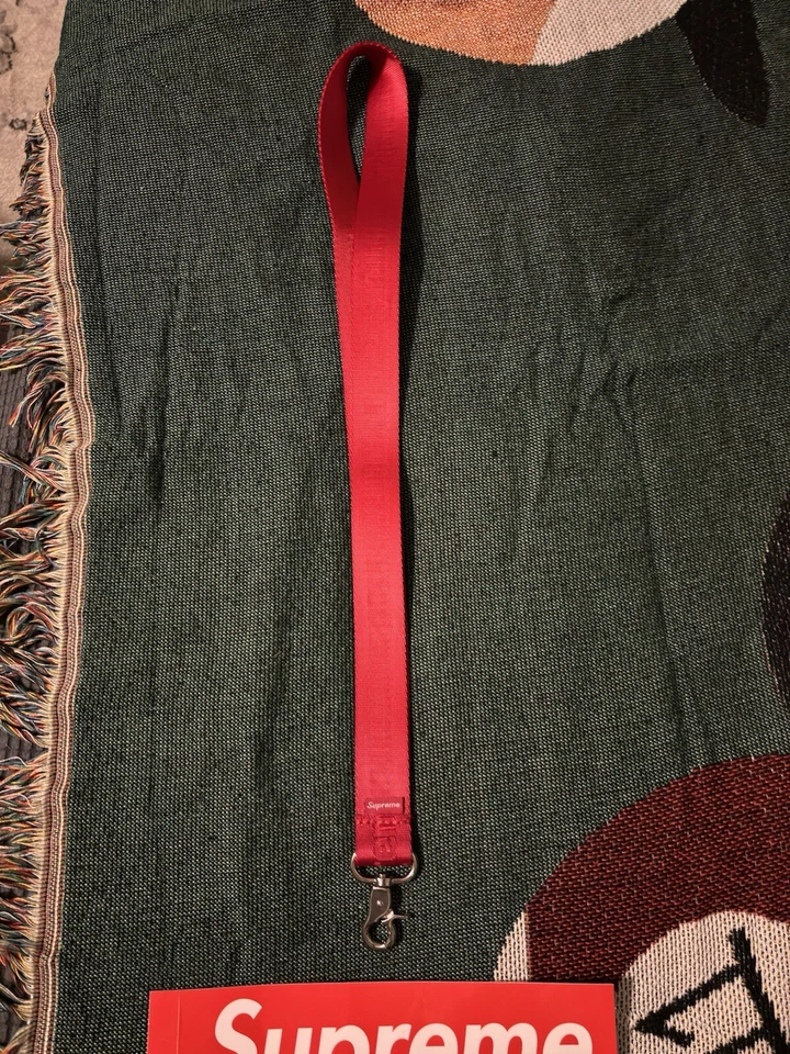 Cordón Supreme de nailon rojo 2016 Supreme Lanyard rojo SS16 Foto 2 de 4