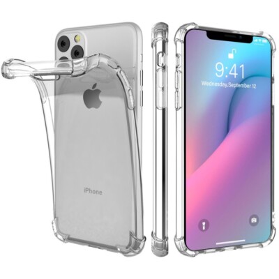 Crystal Clear gradient color iPhone 11 XI Pro Max Case Soft