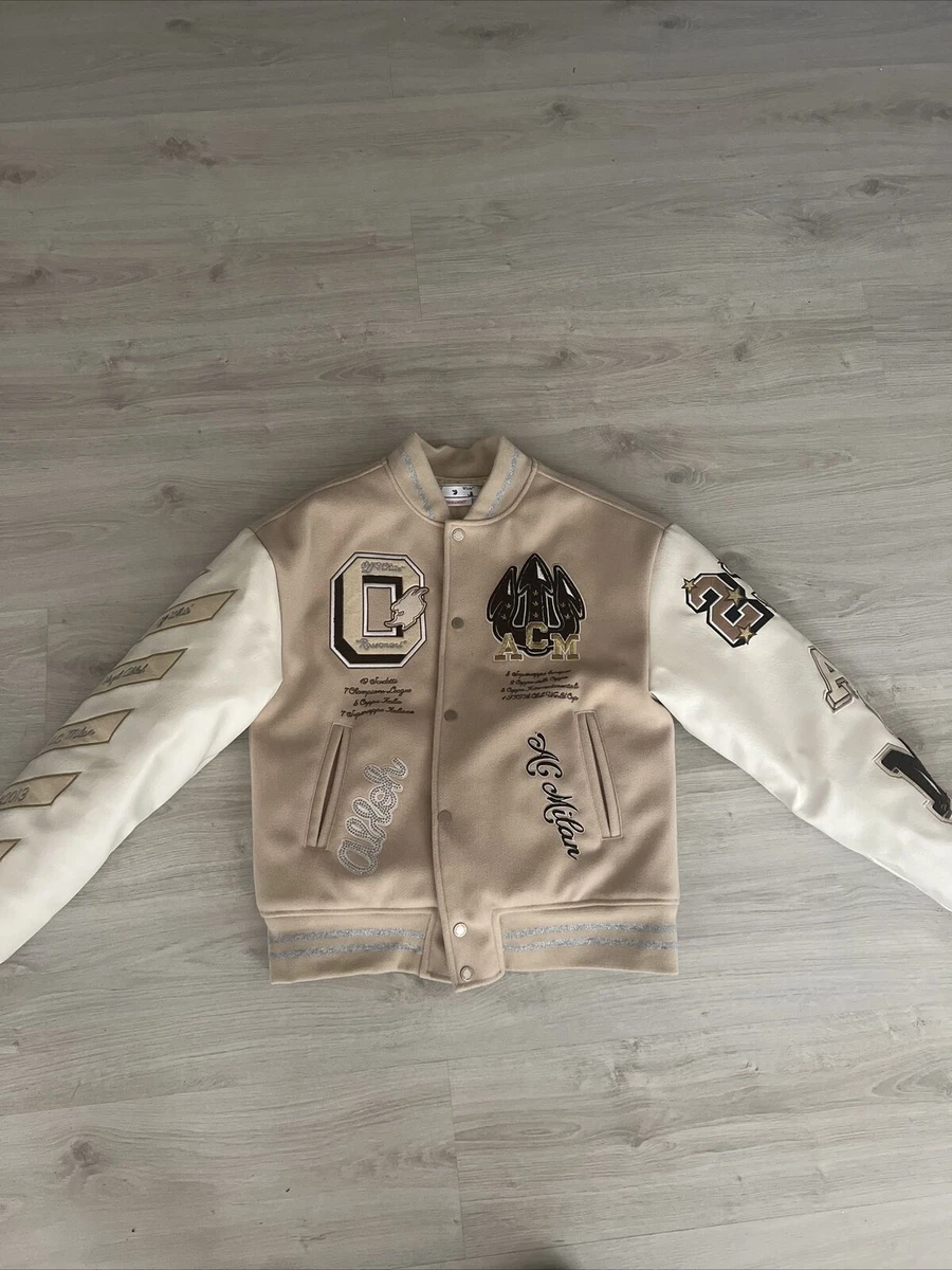 Off White AC Milan Varsity Jacket