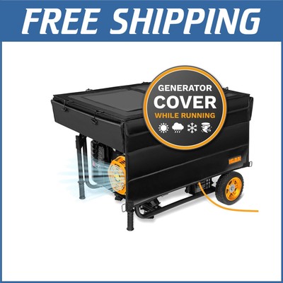 Ultra-Heavy Duty Waterproof Generator Cover with Stainless Steel Frame - 9lbs