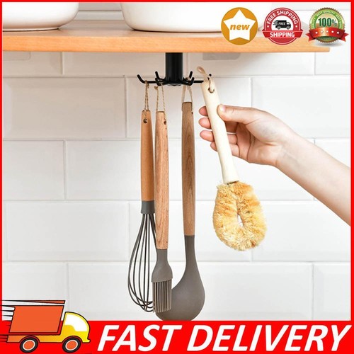 Drehbarer Utensilienhalter Aus Bambus - 360° Drehbarer Küchenorganizer Für Arbeitsplatte