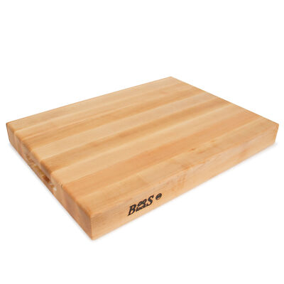 John Boos RA-Board Reversible Wood Cutting Board, 20'' x 15'' x 2 1/4'', Maple 