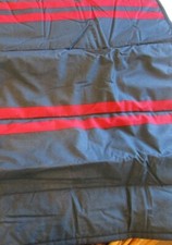 Pottery Barn Teen Riverside stripe navy red standard sham quilted New wo tag