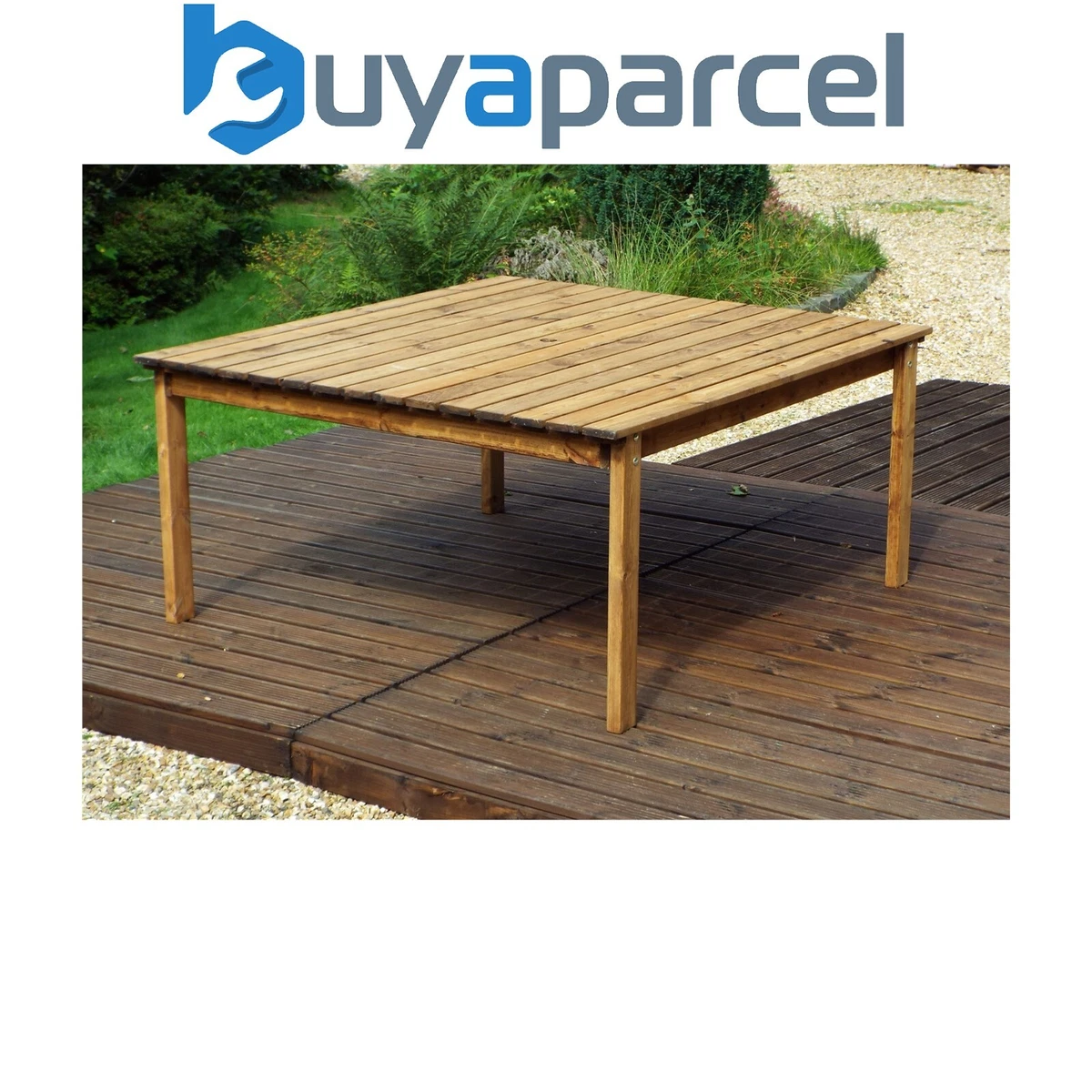 8 seater square garden table discount