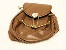 RENDEZVOUS LARP COSPLAY Leather POSSIBLES BAG belt mountable ANTLER DEER button