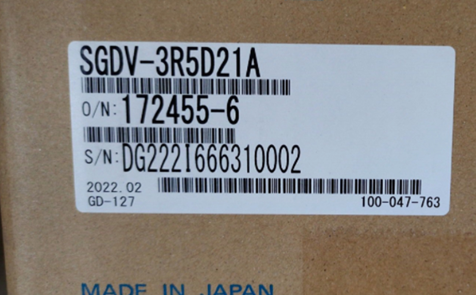 NEW SGDV-3R5D21A YASKAWA servo drive