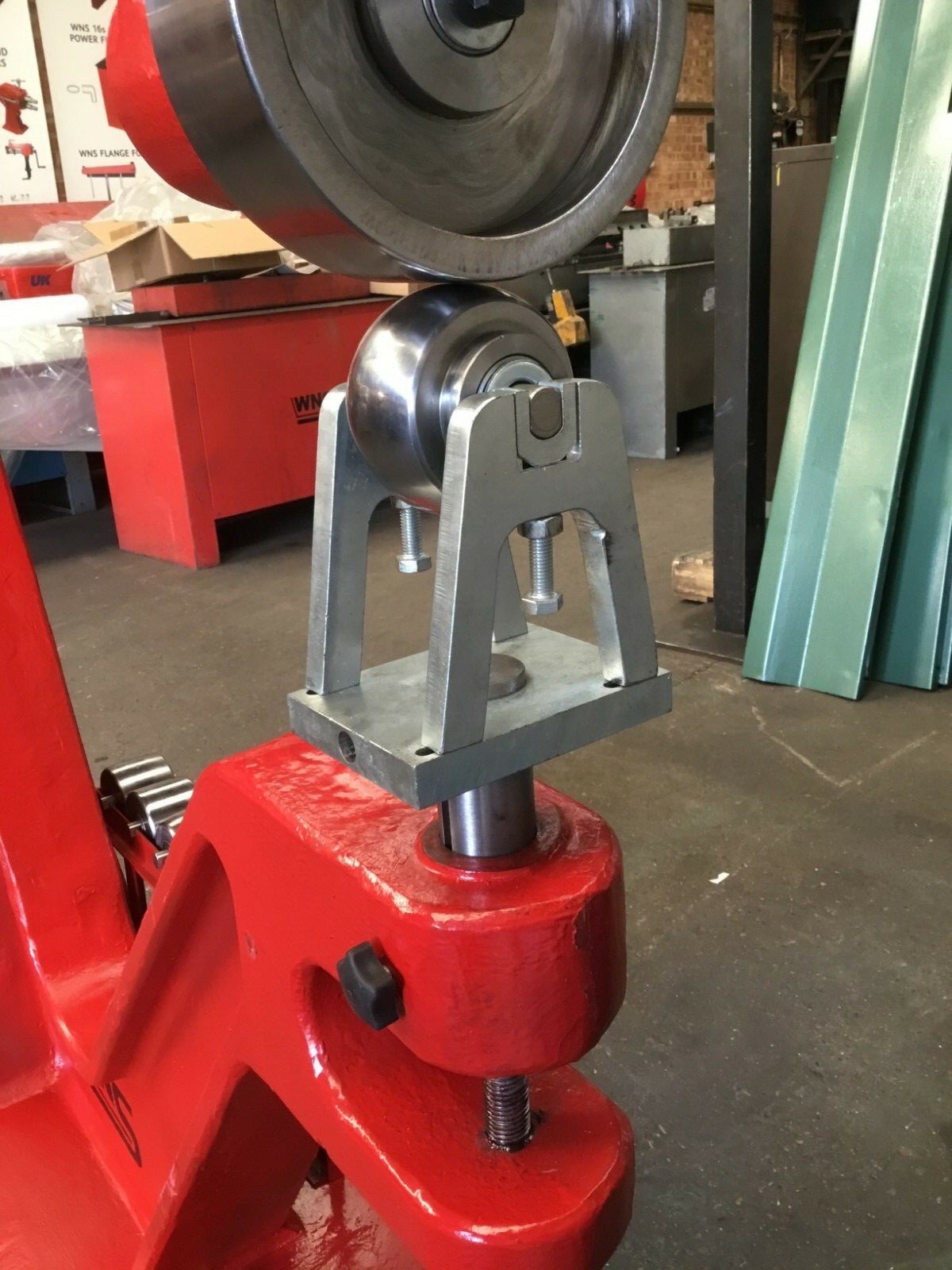 WNS Cast Iron English Wheel Wheeling Machine 1066mmx1.5mm EX DEMO eBay