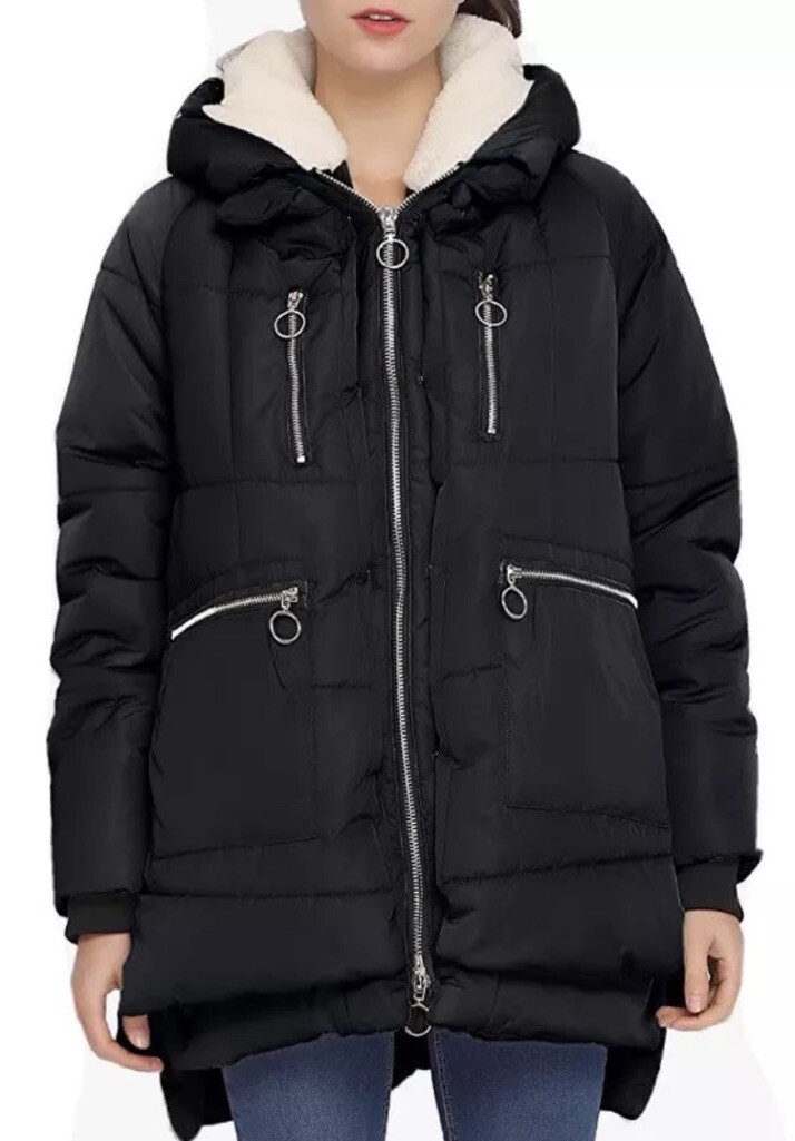 CHERFLY Womens Winter Oversized Parka | eBay