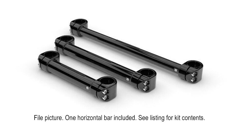 KST Kustom Pioneer 12" Black Vanguard Handlebars Bars Harley FLTR FLHR