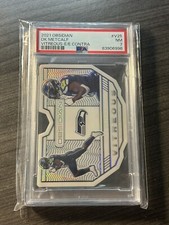DK METCALF 2021 OBSIDIAN VITREOUS ELECTRIC ETCH CONTRA DIE CUT PSA 7 Sh