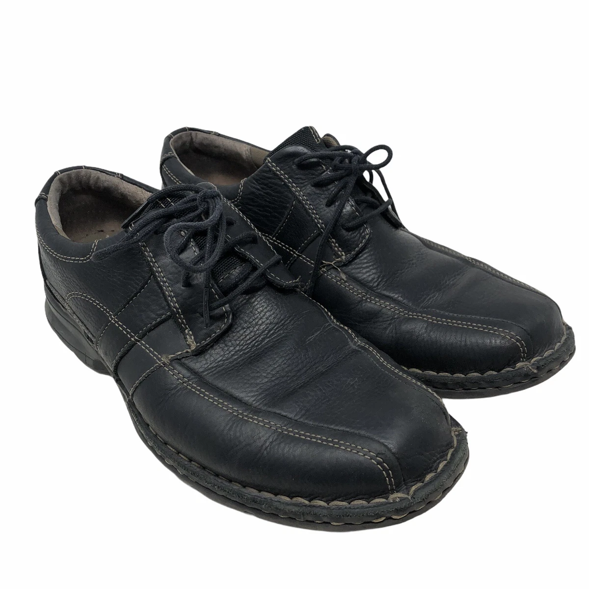 Clarks Espace 86234 Dress Oxfords Men s Size 12 Black eBay