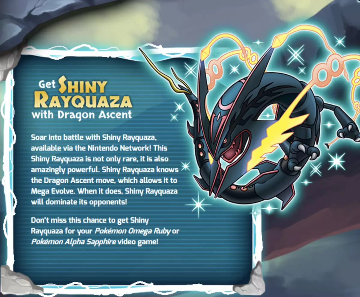 Pokemon Mega Shiny rayquaza 2