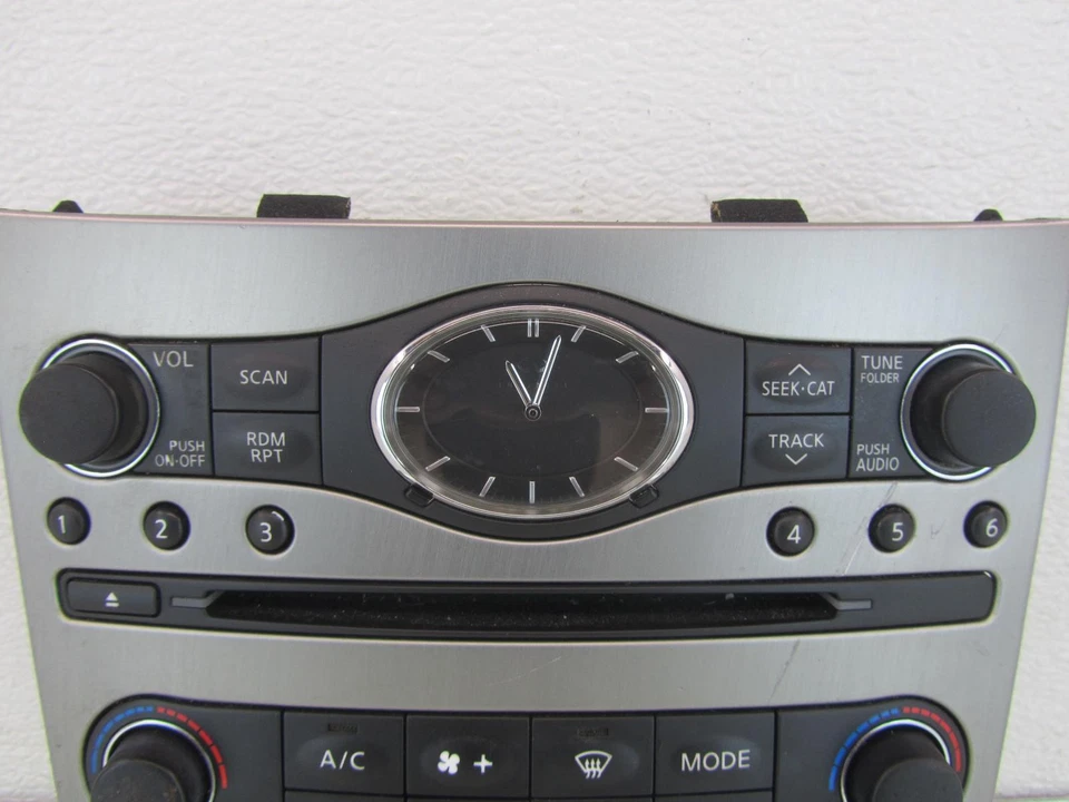 11-12 INFINITI G25 Calor A/A AC Radio Climatizador Panel Doble Zona 25391-1BU8A Foto 2 de 4