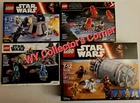 (4) Retired LEGO Star Wars Sets 75136 Droid Escape Pod 75132 75266 75267