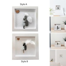 Sea Glass Art Wall Decor Sorry for Your Loss Sympathy Gift Handmade Glass Pebble