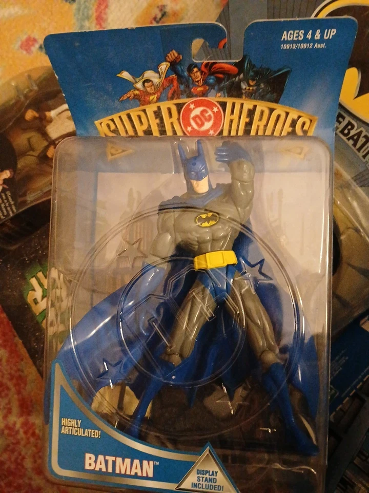 Figura de acción de plástico DC Direct Superman y Batman Super Héroes Foto 2 de 2