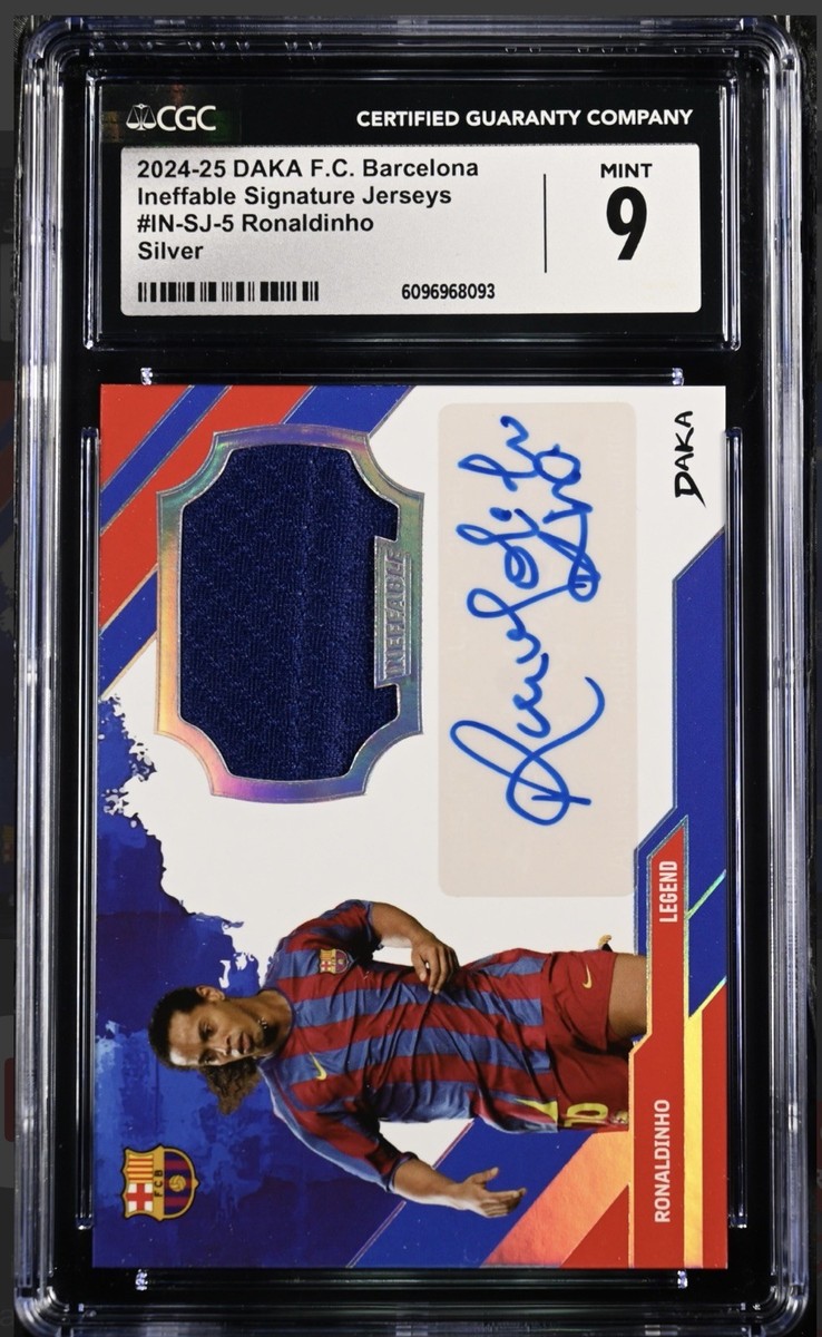 Ronaldinho 2024-25 Daka Barcelona Ineffable Signatures Jersey
