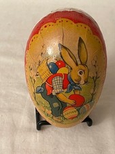 Antique Easter Egg Candy Container Germany 5 Inch