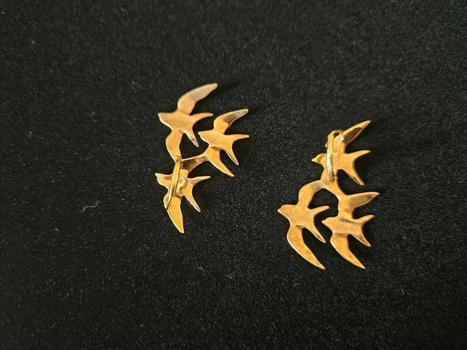 Pendientes Granger McCoy oro macizo 14k Foto 3 de 4