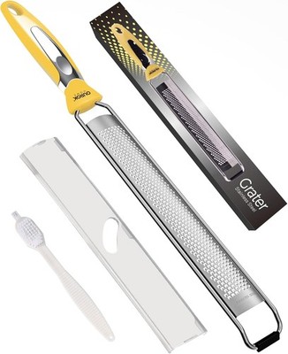 Kitchen Lemon Zester, Stainl Steel Hand Held Parmesan Cheese