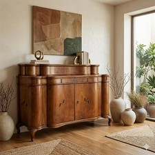 Credenza Barocchetto Antica Abete Noce Ferrara Italia XVIII Secolo
