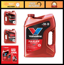 High Mileage 5W-30 Synthetic Blend Motor Oil - 5 Quart for Cars & Trucks