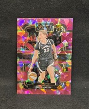 2024 Panini Select WNBA - Concourse Kate Martin (RC) #22 Pink Ice Prizm Rookie