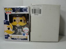 FUNKO Pop! MLB Baseball Bernie Brewer Milwaukee Brewers Mascot #08- NIB