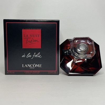 Lancome LA NUIT Tresor a La Folie 2.5 oz /75 ml Women's EDP NEW Open Box