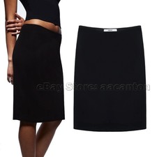 Tank Air Women's Black Midi Skirts Low Waist Matte Bodycon Skirt Dresses New