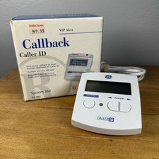 Vintage Radio Shack Callback Caller ID System 360 43-980 with VIP Alert