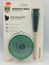 Knight & Hale Long Spur Glass Pot Call KHT1002-T Water Proof Turkey Hunting NOS