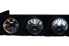 Subaru Oem Lamco Triple Gauge Set Boost Volt Temp Gc8 Wrx Sti 22b Be5 Bh5 Sf Jdm